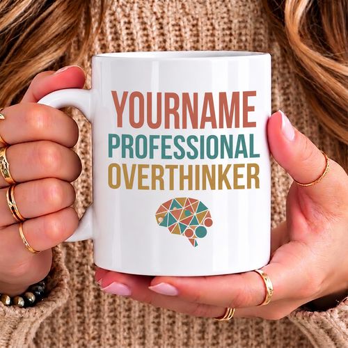 Yourname Professional Overthinker - Personalized Mug