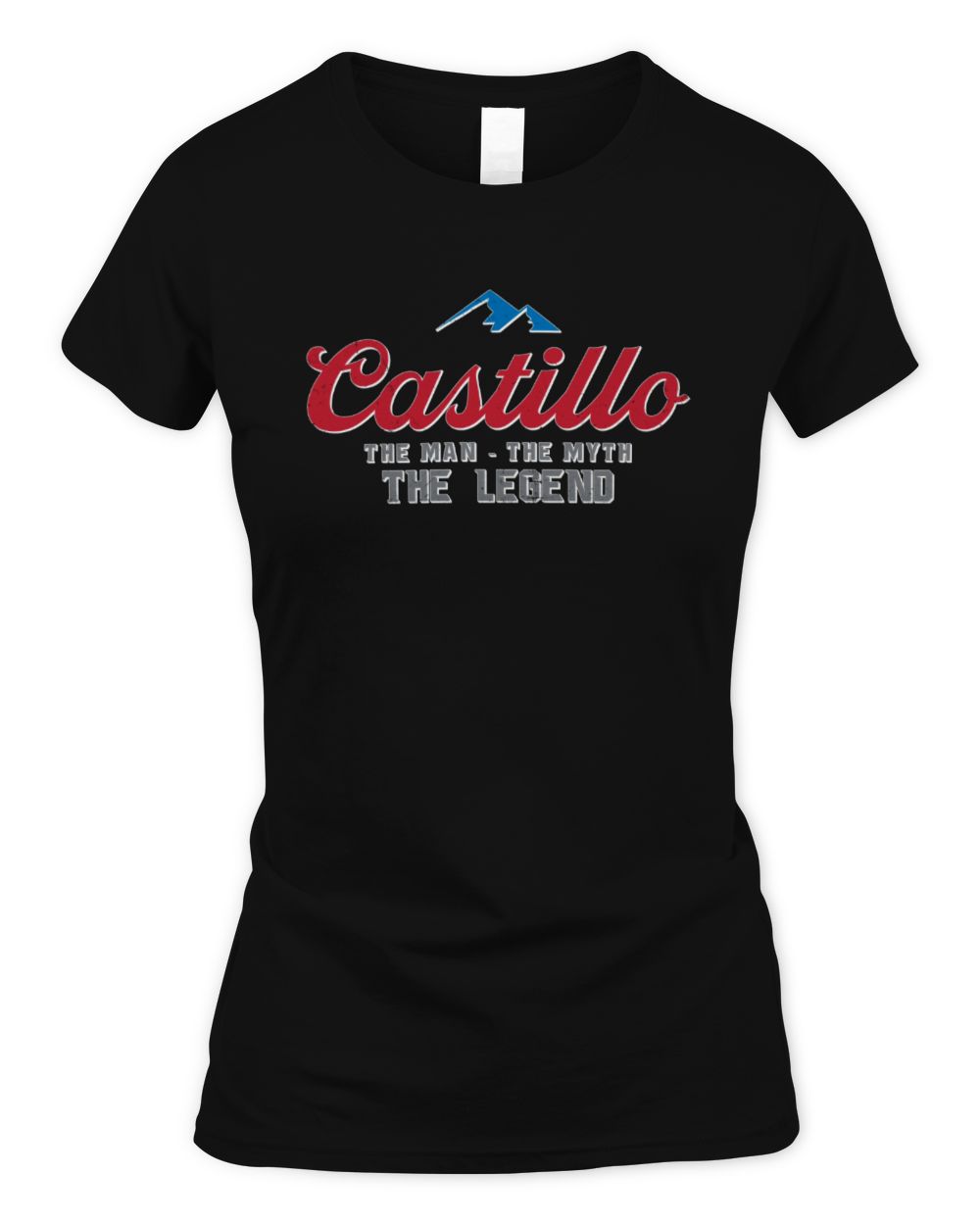 The Man The Myth The Legend Coors Light Beer T-Shirt CASTILLO M1-S84 / Women's Standard T-Shirt / black