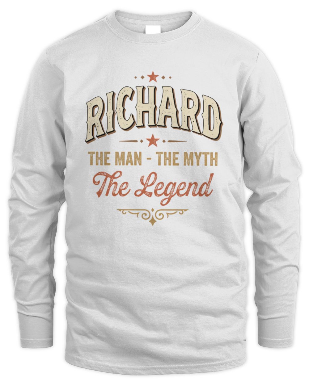 I'm Name I'm Not Rude I Just Have The Balls Funny T-Shirt RICHARD M1-77 / Men's Long Sleeved T-Shirt / white