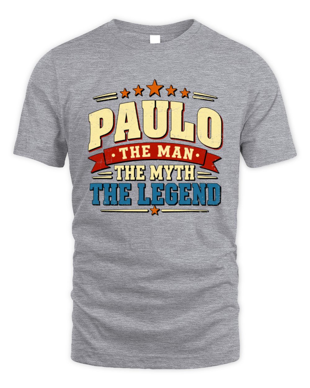 The Man The Myth The Legend Ribbon Vintage T-Shirt PAULO M1-56 / Unisex Standard T-Shirt / sport grey