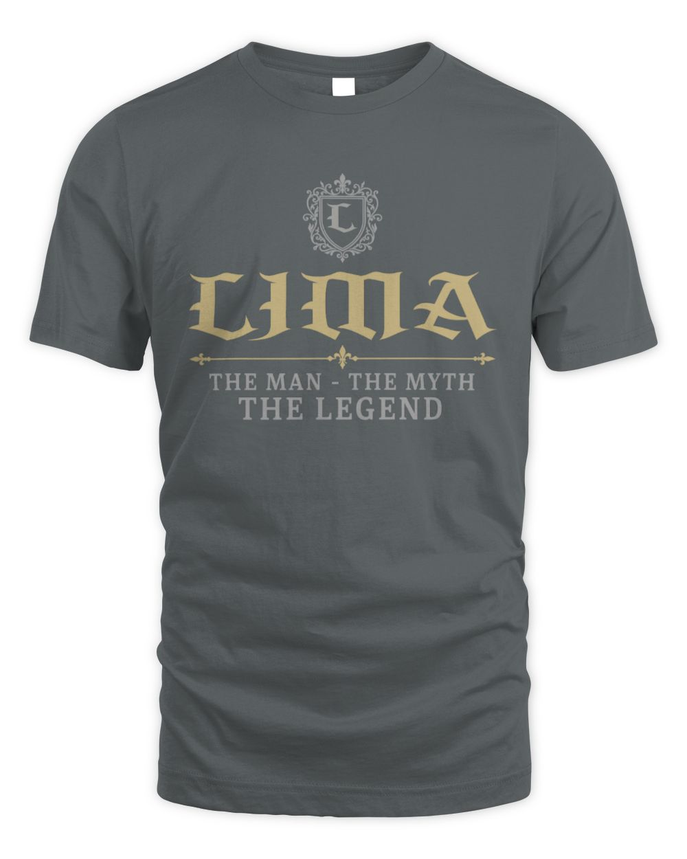 The Man The Myth The Legend Western Shirt LIMA M1-78 / Unisex Standard T-Shirt / charcoal