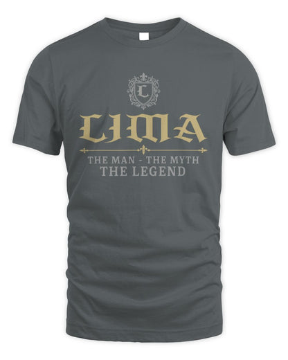 The Man The Myth The Legend Western Shirt LIMA M1-78 / Unisex Standard T-Shirt / charcoal