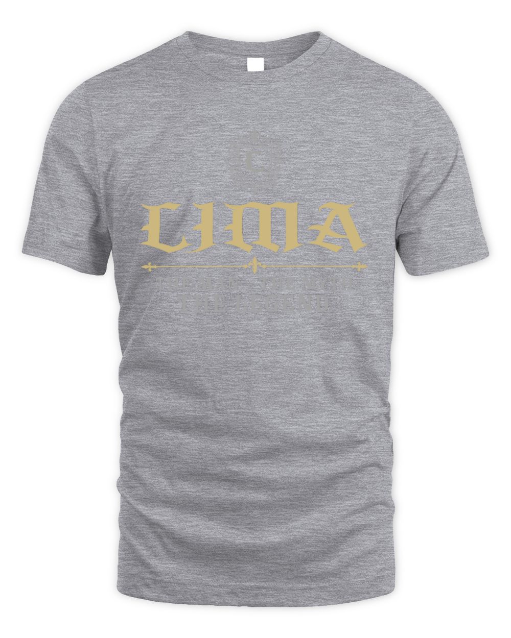 The Man The Myth The Legend Western Shirt LIMA M1-78 / Unisex Standard T-Shirt / sport grey