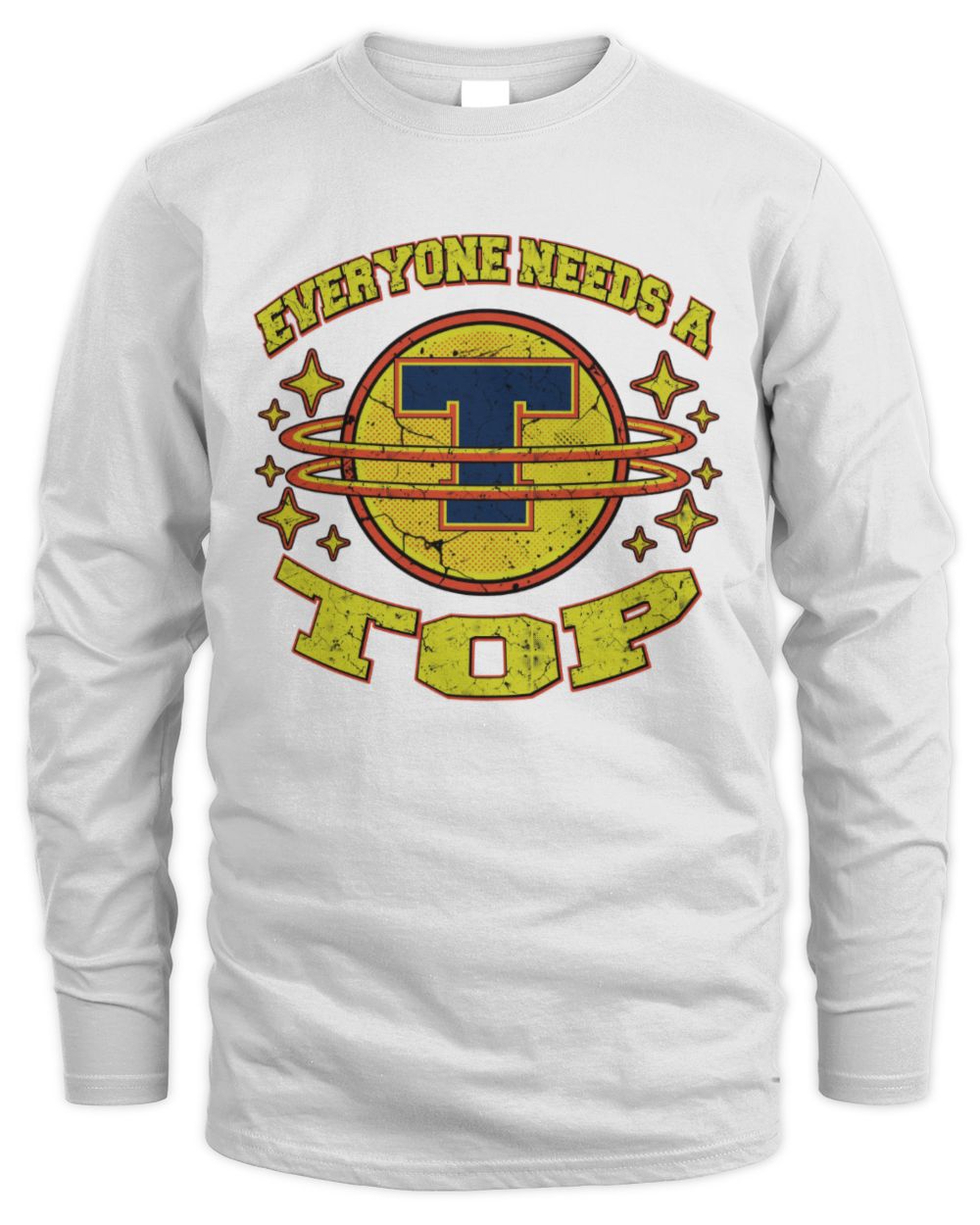 Everyone Needs a Your Name Shirt TOP M1-76 / Men's Long Sleeved T-Shirt / white