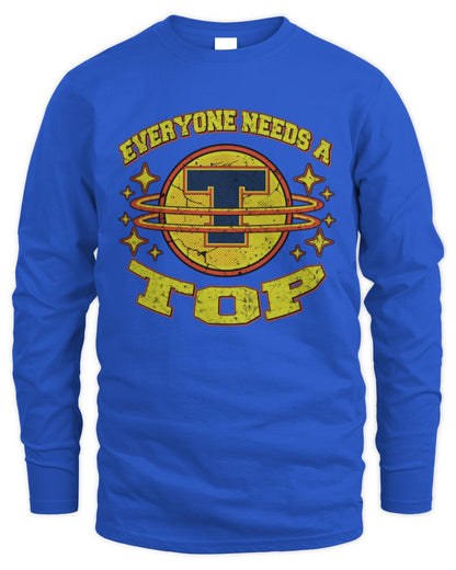 Everyone Needs a Your Name Shirt TOP M1-76 / Men's Long Sleeved T-Shirt / royal