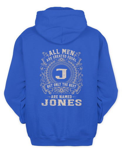 All Men Are Created Equal Cool Logo Shirt JONES M1-60 / Unisex Hoodie / royal