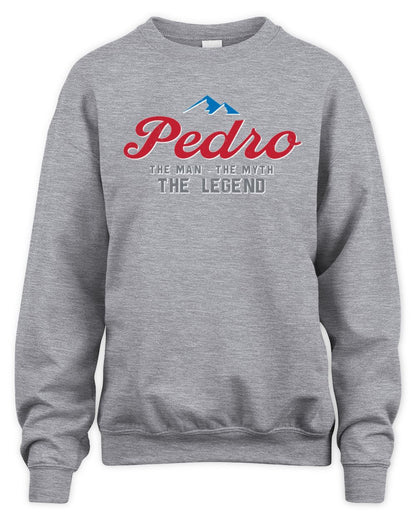 The Man The Myth The Legend Coors Light Beer T-Shirt PEDRO M1-S84 / Unisex Sweatshirt / sport grey