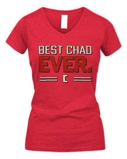 Best Your Name Ever Cool Shirt CHAD M1-58 / Women's V-Neck T-Shirt / red