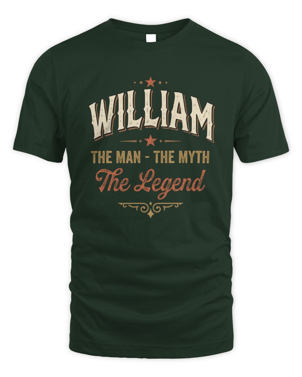 I'm Name I'm Not Rude I Just Have The Balls Funny T-Shirt WILLIAM M1-77 / Unisex Standard T-Shirt / forest green