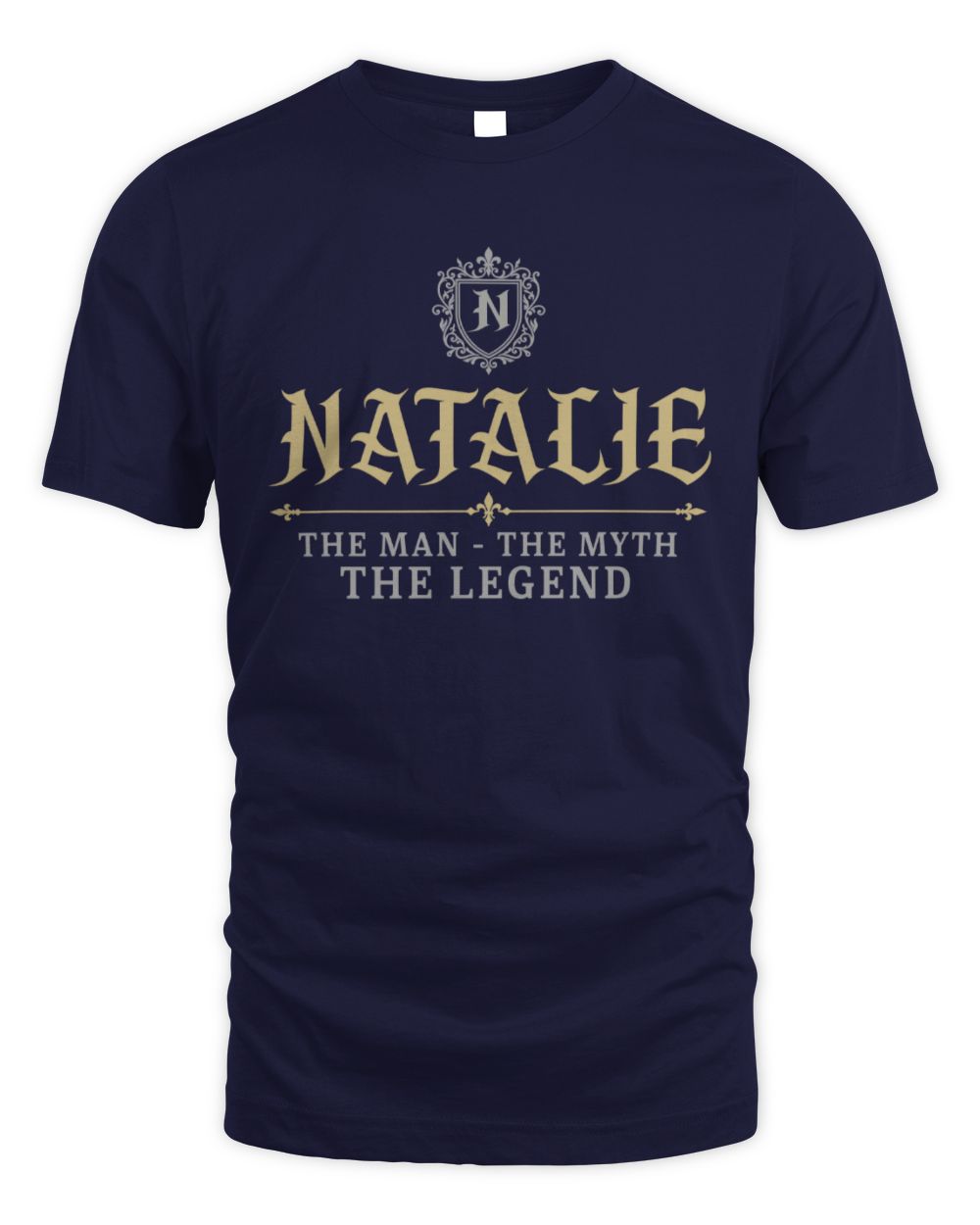 The Man The Myth The Legend Western Shirt NATALIE M1-78 / Unisex Standard T-Shirt / navy