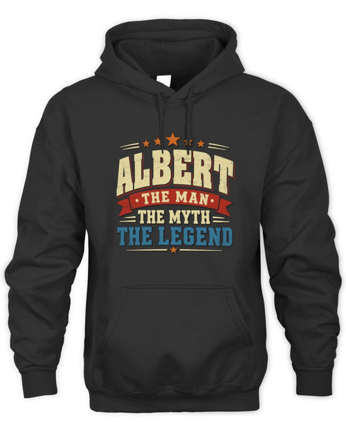 The Man The Myth The Legend Ribbon Vintage T-Shirt ALBERT M1-56 / Unisex Hoodie / black