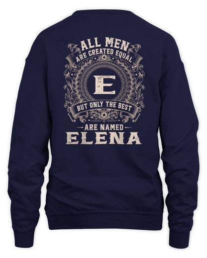 All Men Are Created Equal Cool Logo Shirt ELENA M1-60 / Unisex Sweatshirt / navy