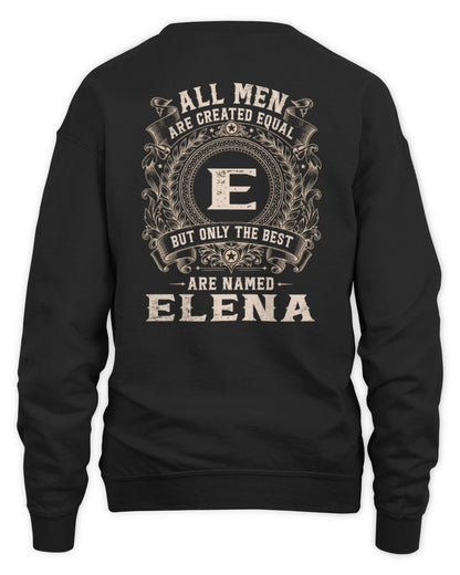 All Men Are Created Equal Cool Logo Shirt ELENA M1-60 / Unisex Sweatshirt / black