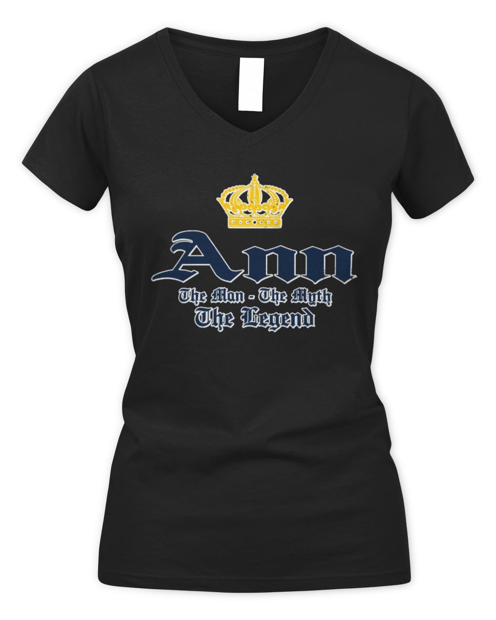 The Man The Myth The Legend Corona Beer T-Shirt ANN M1-S83 / Women's V-Neck T-Shirt / black