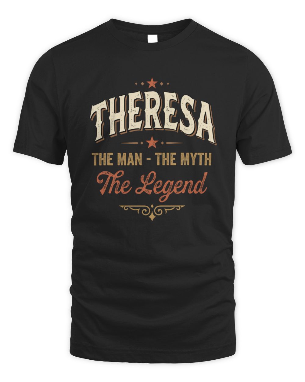I'm Name I'm Not Rude I Just Have The Balls Funny T-Shirt THERESA M1-77 / Unisex Standard T-Shirt / black