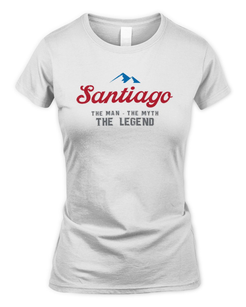 The Man The Myth The Legend Coors Light Beer T-Shirt SANTIAGO M1-S84 / Women's Standard T-Shirt / white