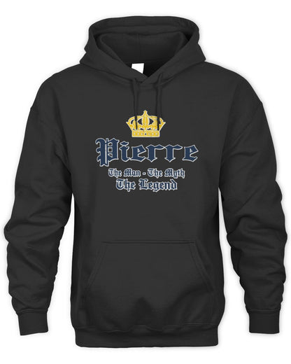 The Man The Myth The Legend Corona Beer T-Shirt PIERRE M1-S83 / Unisex Hoodie / black