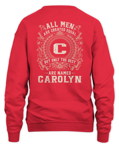 All Men Are Created Equal Cool Logo Shirt CAROLYN M1-60 / Unisex Sweatshirt / red