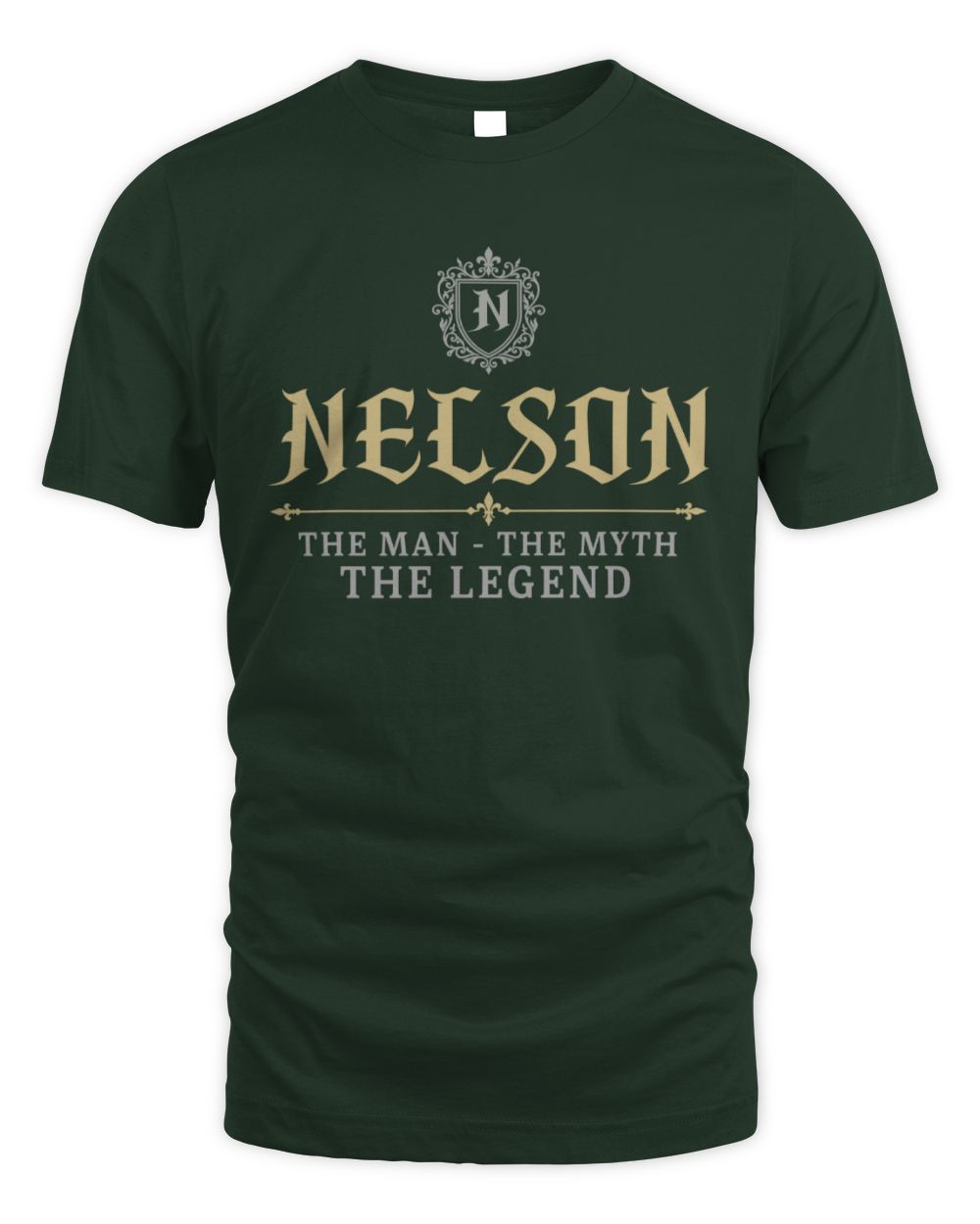 The Man The Myth The Legend Western Shirt NELSON M1-78 / Unisex Standard T-Shirt / forest green