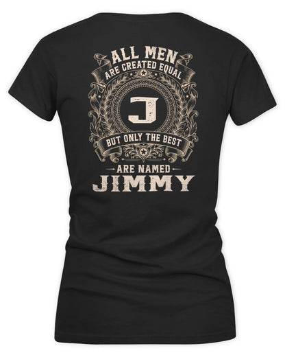 All Men Are Created Equal Cool Logo Shirt JIMMY M1-60 / Women's V-Neck T-Shirt / black