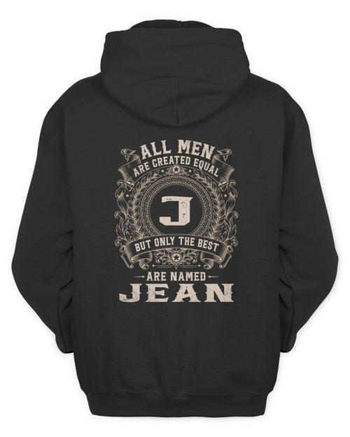 All Men Are Created Equal Cool Logo Shirt JEAN M1-60 / Unisex Hoodie / black
