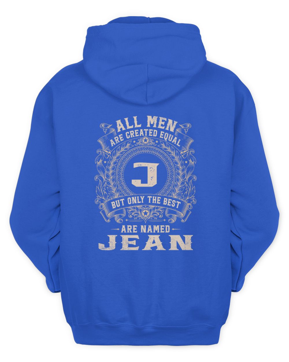 All Men Are Created Equal Cool Logo Shirt JEAN M1-60 / Unisex Hoodie / royal