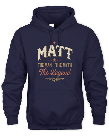 I'm Name I'm Not Rude I Just Have The Balls Funny T-Shirt MATT M1-77 / Unisex Hoodie / navy