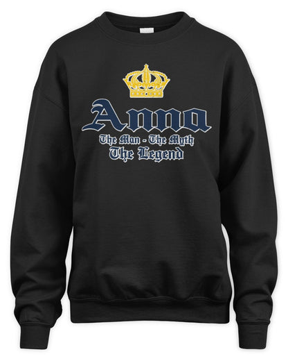 The Man The Myth The Legend Corona Beer T-Shirt ANNA M1-S83 / Unisex Sweatshirt / black