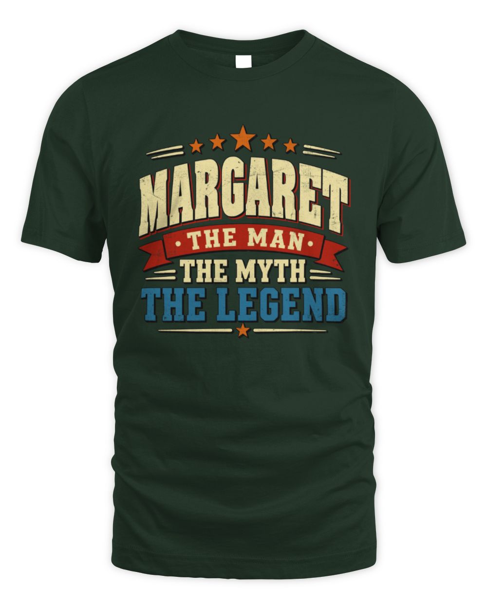 The Man The Myth The Legend Ribbon Vintage T-Shirt MARGARET M1-56 / Unisex Standard T-Shirt / forest green