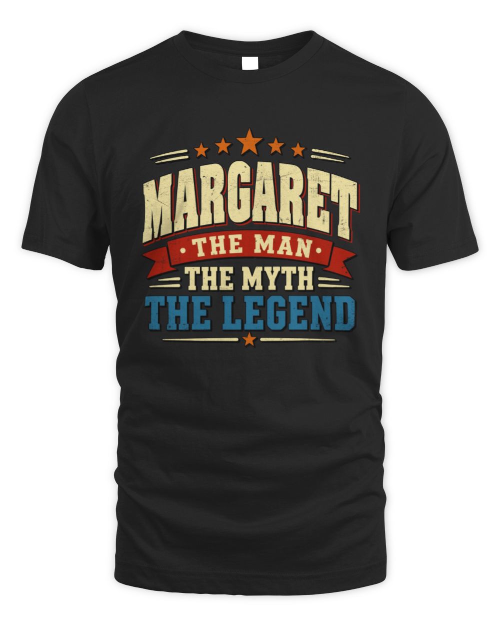 The Man The Myth The Legend Ribbon Vintage T-Shirt MARGARET M1-56 / Unisex Standard T-Shirt / black