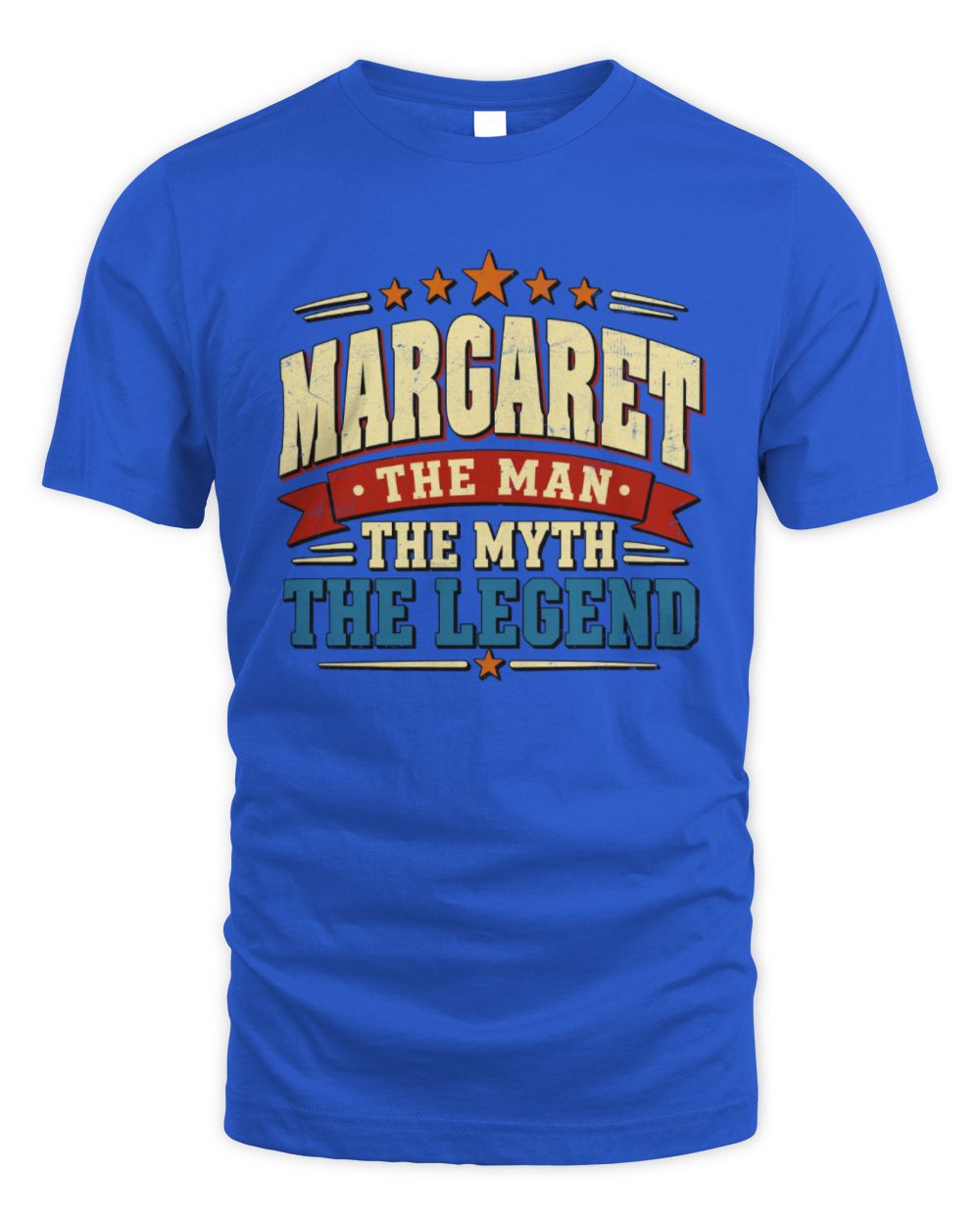 The Man The Myth The Legend Ribbon Vintage T-Shirt MARGARET M1-56 / Unisex Standard T-Shirt / royal