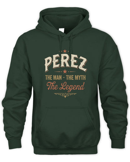 I'm Name I'm Not Rude I Just Have The Balls Funny T-Shirt PEREZ M1-77 / Unisex Hoodie / forest green