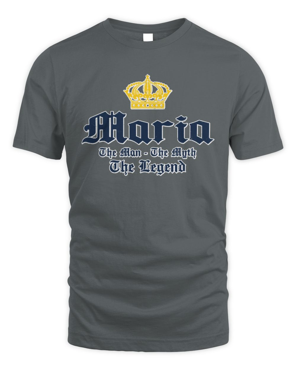 The Man The Myth The Legend Corona Beer T-Shirt MARIA M1-S83 / Unisex Standard T-Shirt / charcoal