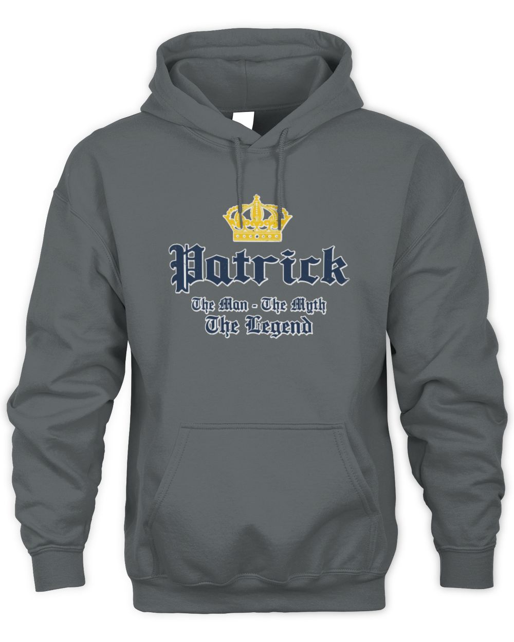 The Man The Myth The Legend Corona Beer T-Shirt PATRICK M1-S83 / Unisex Hoodie / charcoal