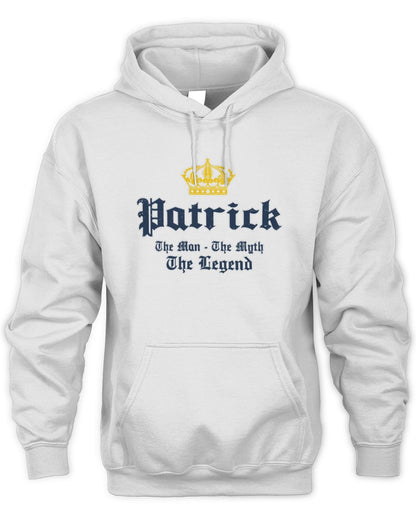 The Man The Myth The Legend Corona Beer T-Shirt PATRICK M1-S83 / Unisex Hoodie / white