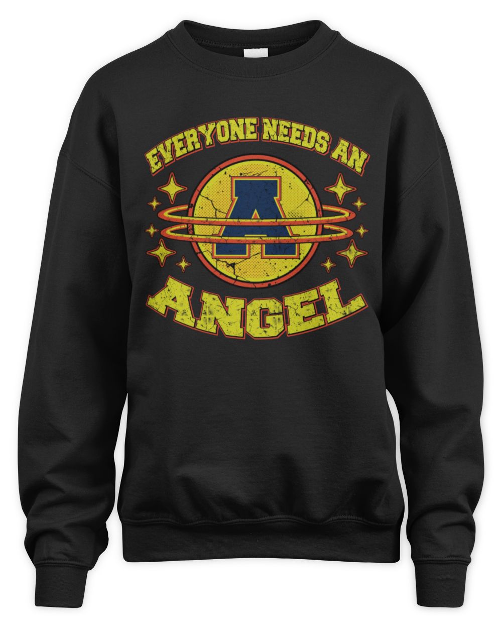 Everyone Needs a Your Name Shirt ANGEL M1-76 / Unisex Sweatshirt / black