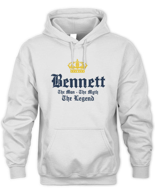 The Man The Myth The Legend Corona Beer T-Shirt BENNETT M1-S83 / Unisex Hoodie / white