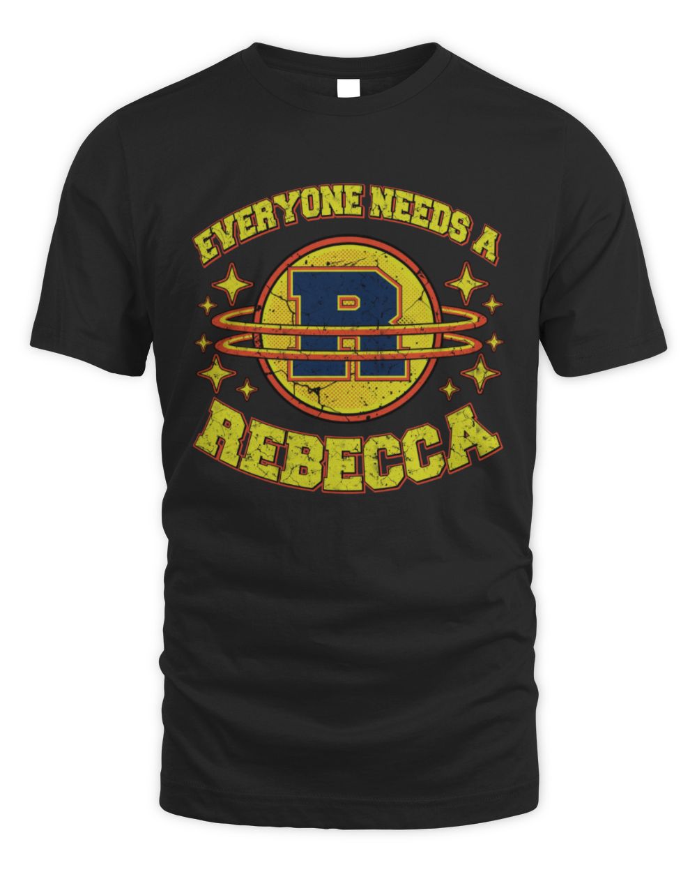 Everyone Needs a Your Name Shirt REBECCA M1-76 / Unisex Standard T-Shirt / black