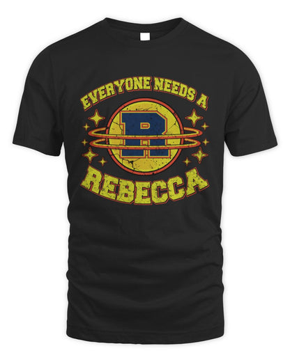 Everyone Needs a Your Name Shirt REBECCA M1-76 / Unisex Standard T-Shirt / black