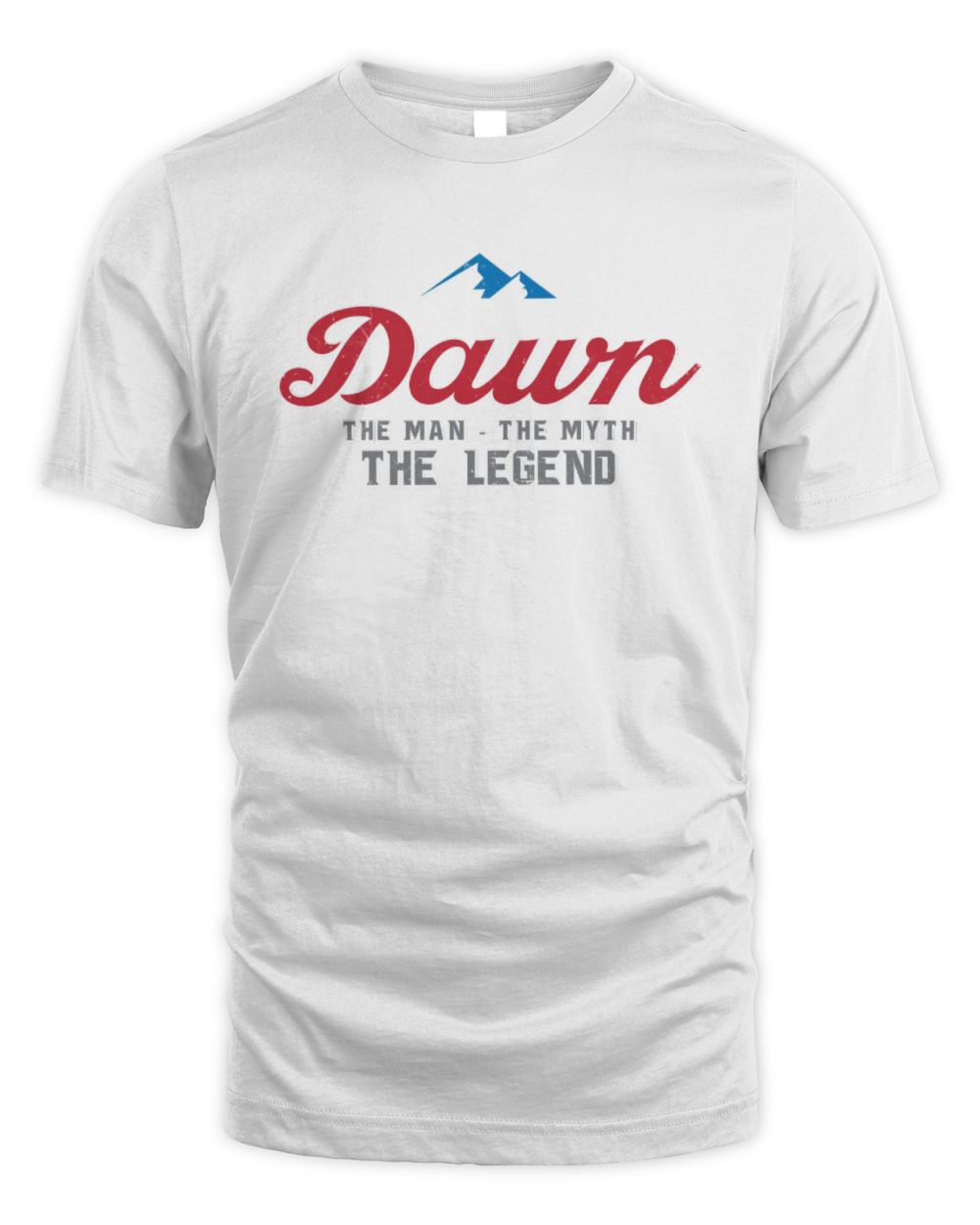 The Man The Myth The Legend Coors Light Beer T-Shirt DAWN M1-S84 / Unisex Standard T-Shirt / white