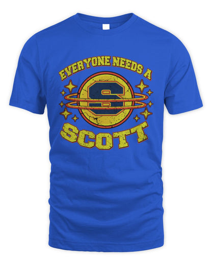 Everyone Needs a Your Name Shirt SCOTT M1-76 / Unisex Standard T-Shirt / royal