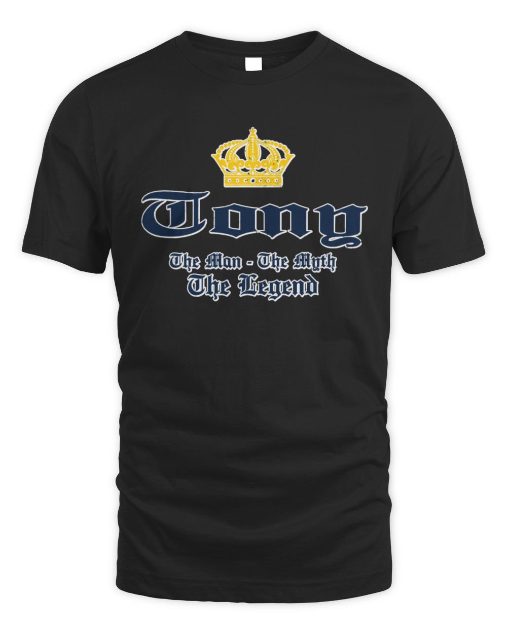 The Man The Myth The Legend Corona Beer T-Shirt TONY M1-S83 / Unisex Standard T-Shirt / black
