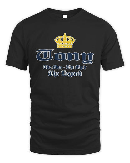 The Man The Myth The Legend Corona Beer T-Shirt TONY M1-S83 / Unisex Standard T-Shirt / black