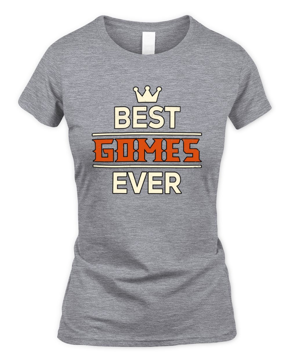Best Your Name With Crown Shirt GOMES M1-59 / Women's Standard T-Shirt / sport grey