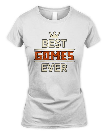 Best Your Name With Crown Shirt GOMES M1-59 / Women's Standard T-Shirt / white
