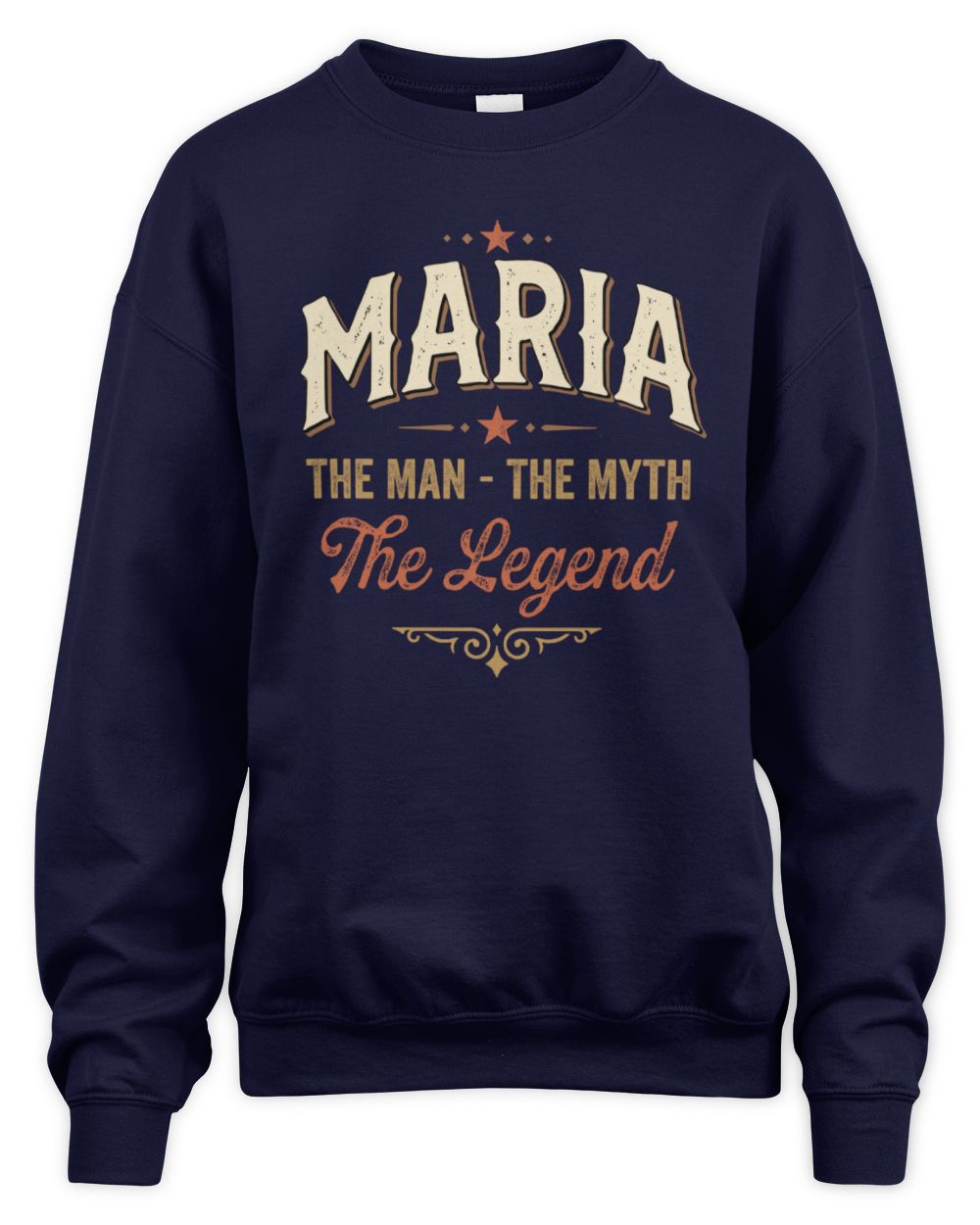 I'm Name I'm Not Rude I Just Have The Balls Funny T-Shirt MARIA M1-77 / Unisex Sweatshirt / navy