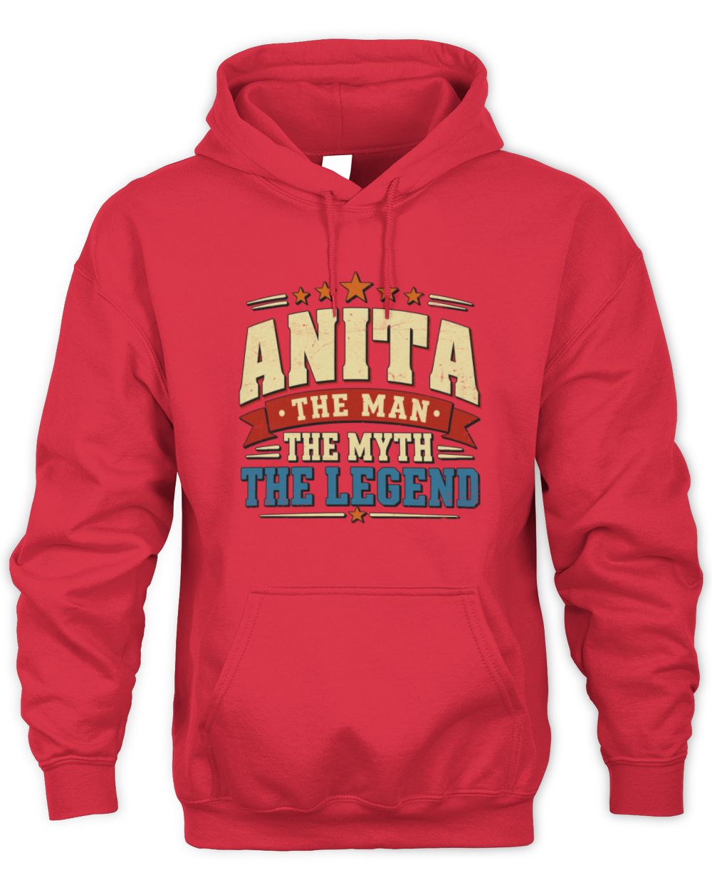 The Man The Myth The Legend Ribbon Vintage T-Shirt ANITA M1-56 / Unisex Hoodie / red