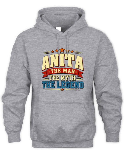 The Man The Myth The Legend Ribbon Vintage T-Shirt ANITA M1-56 / Unisex Hoodie / sport grey