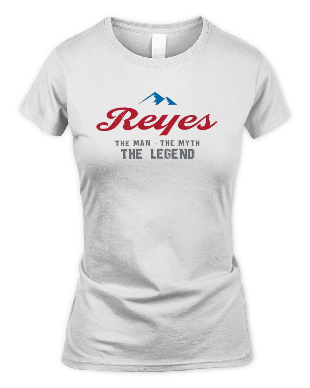 The Man The Myth The Legend Coors Light Beer T-Shirt REYES M1-S84 / Women's Standard T-Shirt / white