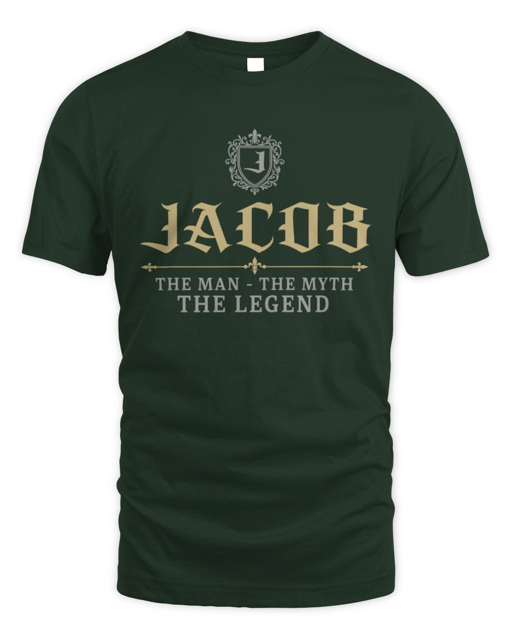 The Man The Myth The Legend Western Shirt JACOB M1-78 / Unisex Standard T-Shirt / forest green
